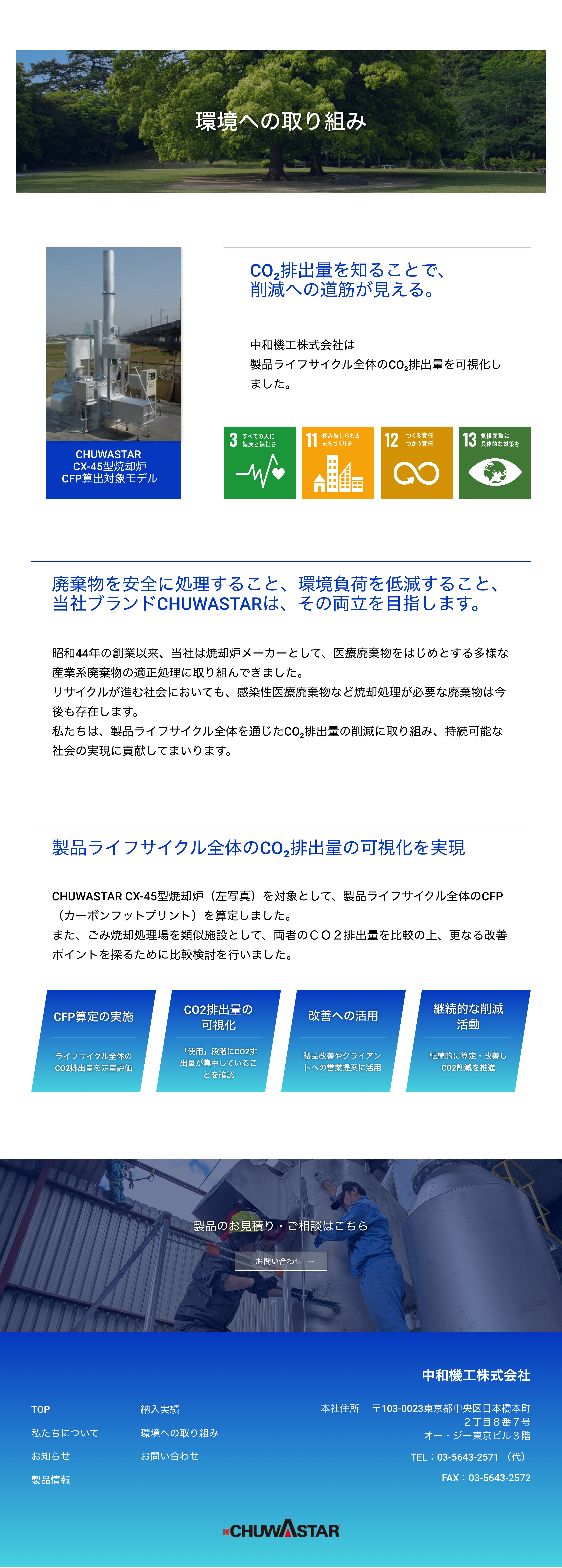 環境への取り組み